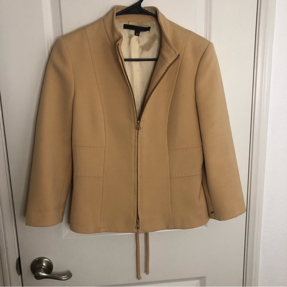 Alessandro Dell’ Acqua Women Blazer Wool Italy zip up Lined Sz Médium